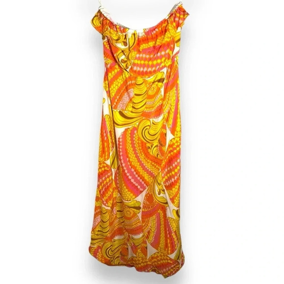 Vintage Banana Republic x Trina Turk Strapless Maxi Dress 12 New Years 2000s - Picture 8 of 8